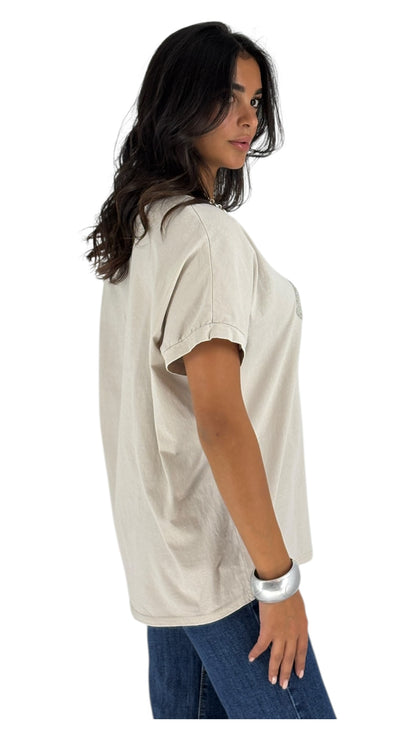Belle Beige T-shirt