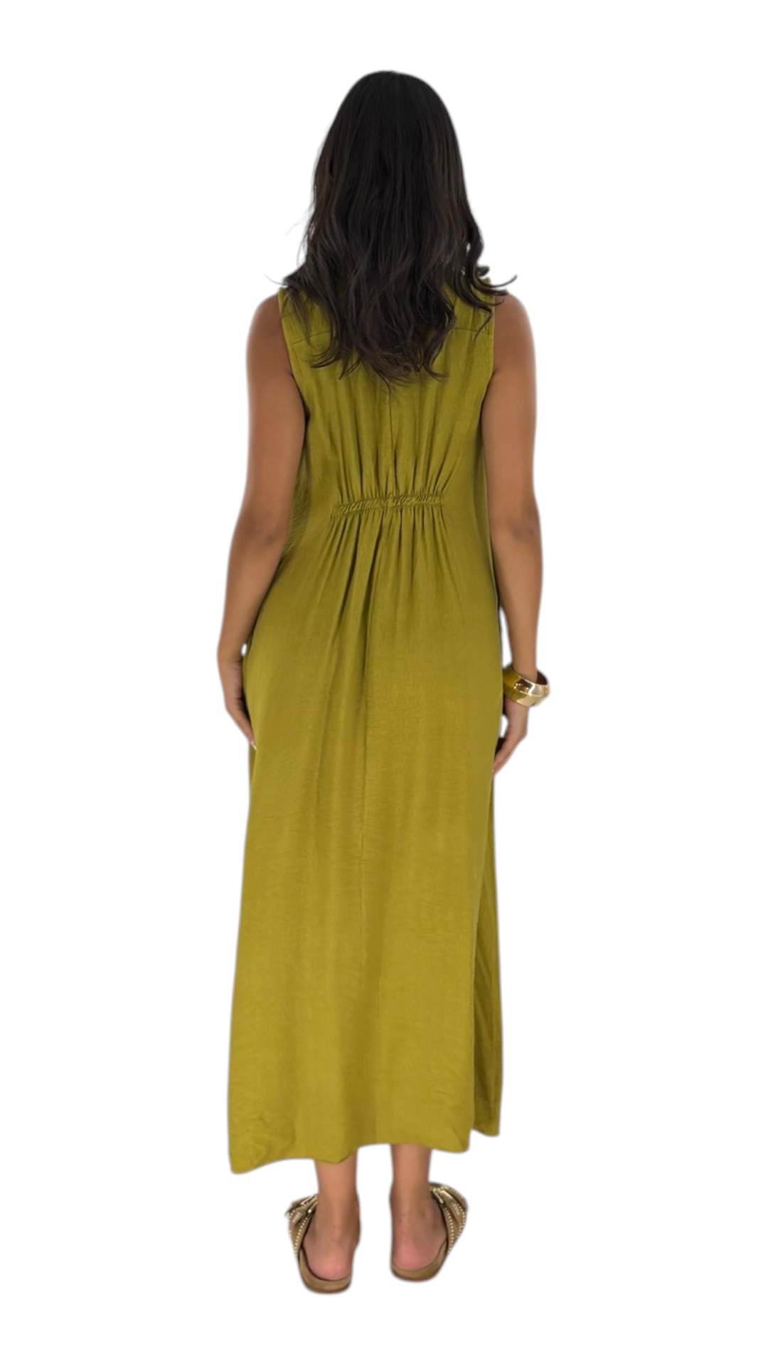 Lune Chartreuse Dress