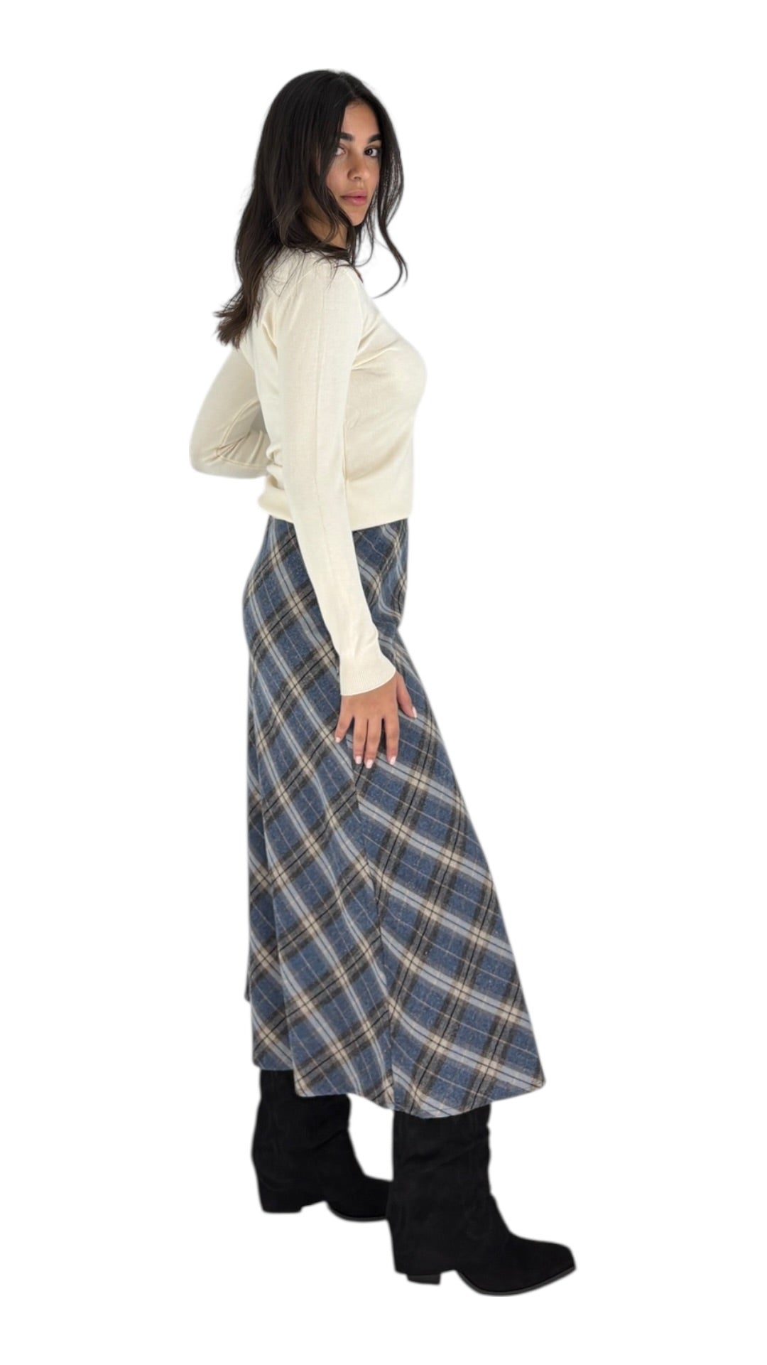 Ishan Blue Skirt