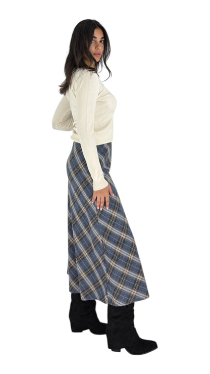 Ishan Blue Skirt