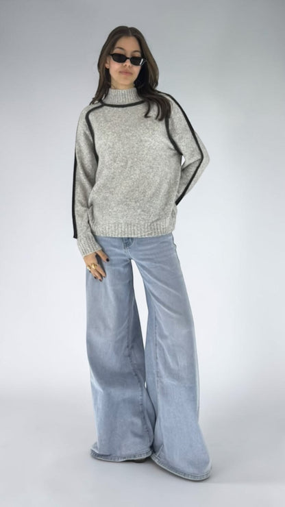 Naira High Neck Sweater