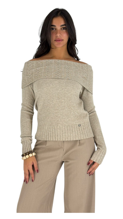 Dalida Beige Sweater