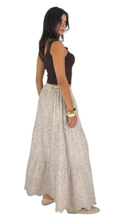 Faylan Beige Skirt