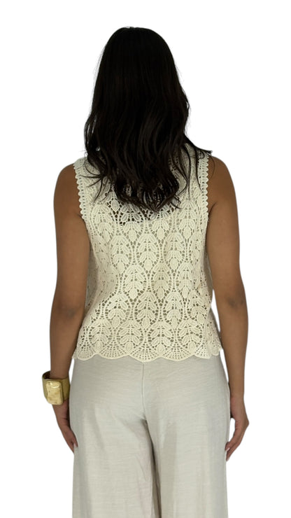 Edie Beige Vest