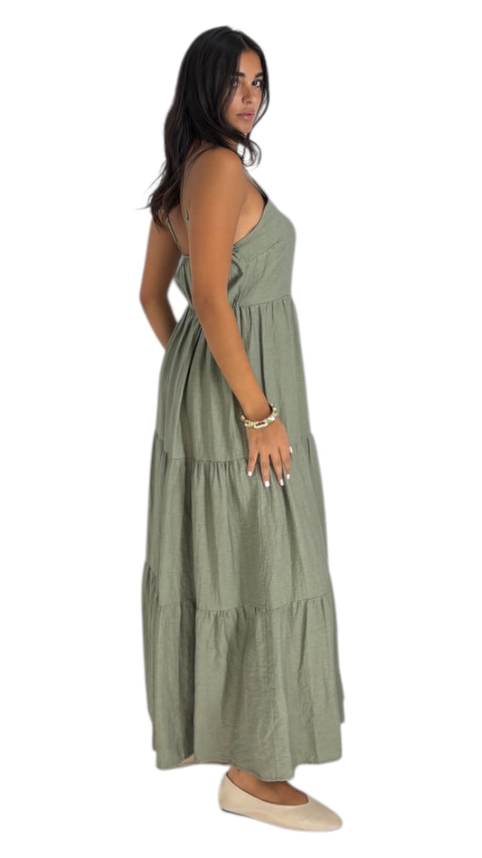 Dolly Kaki Dress