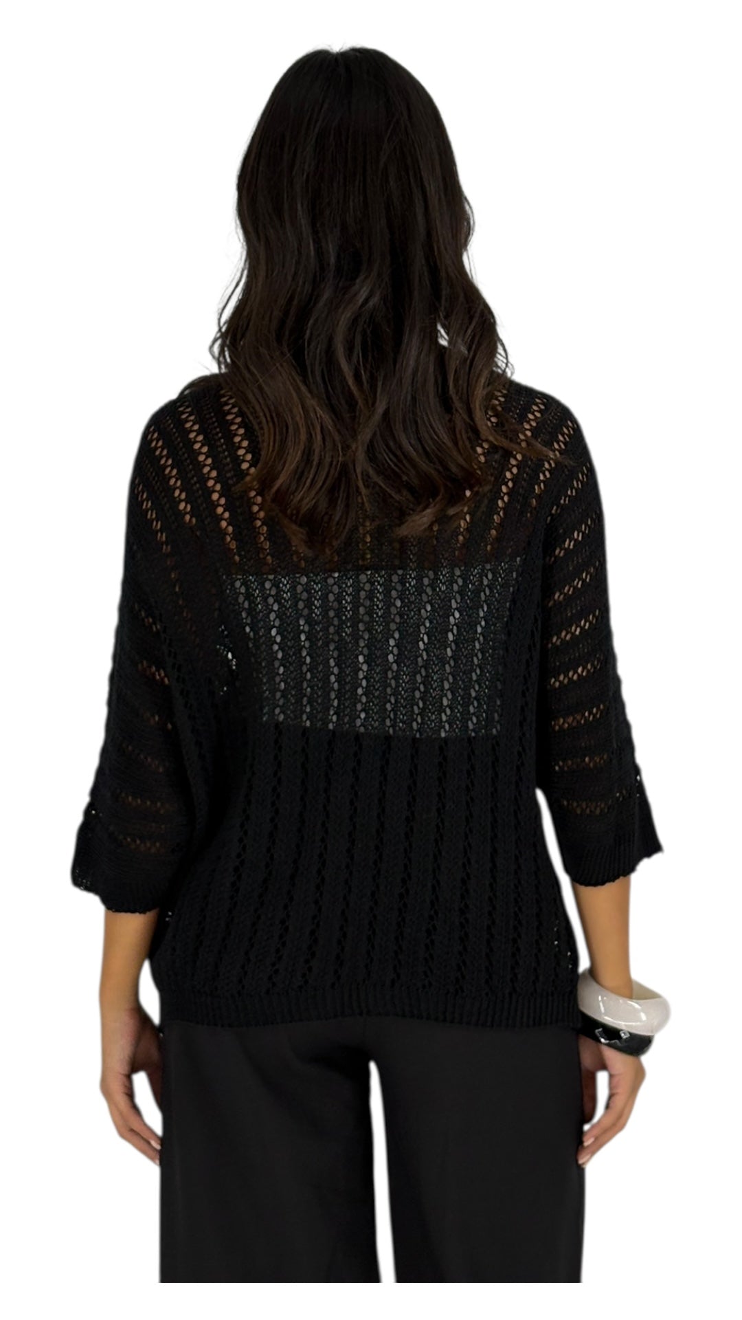 Najwa Black Cardigan