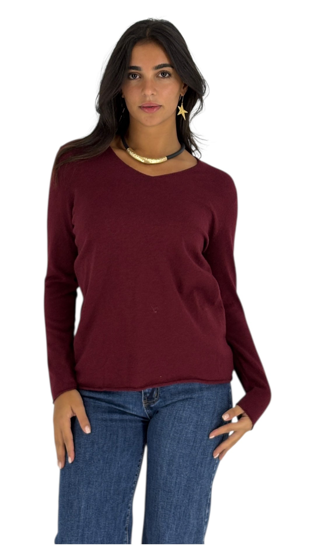Luther Burgundy Top