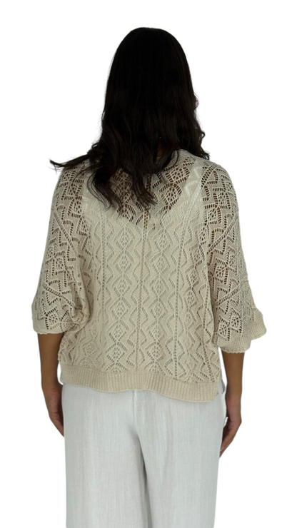 Mais Beige Cardigan