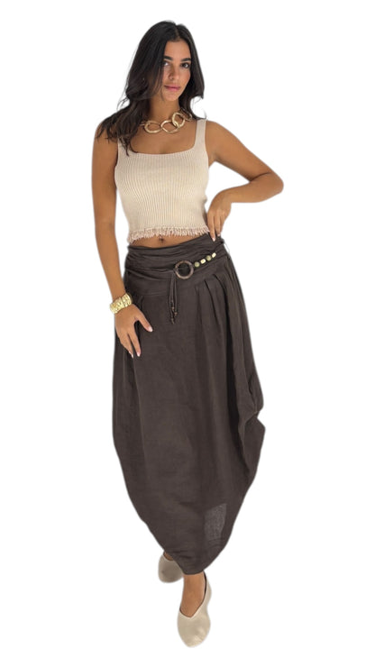 Griffin Brown Skirt