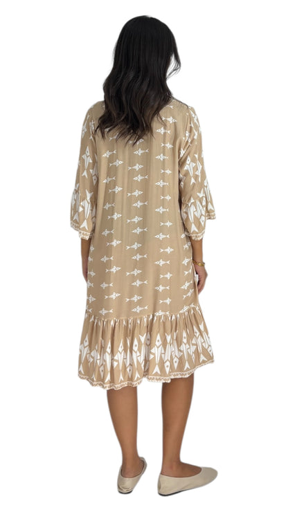 Beth Beige Dress