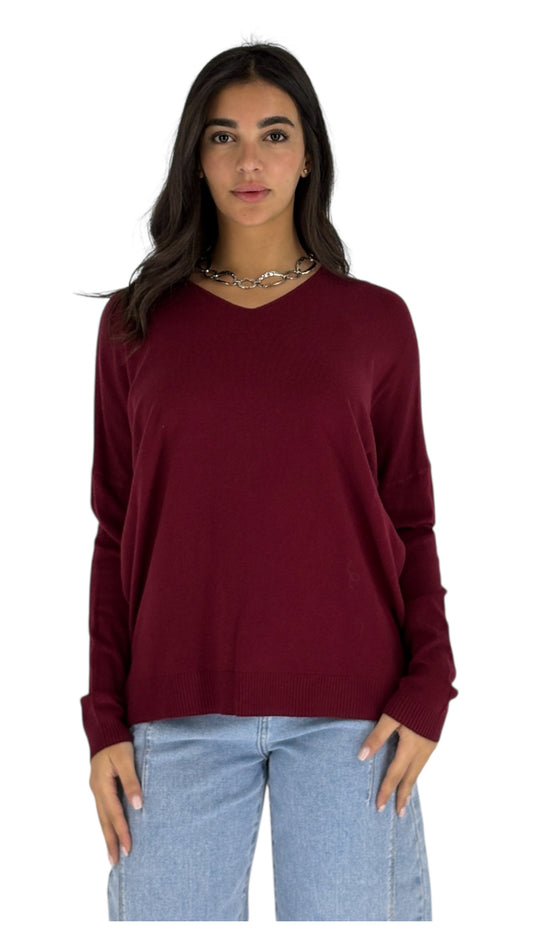 Lira Maroon Sweater