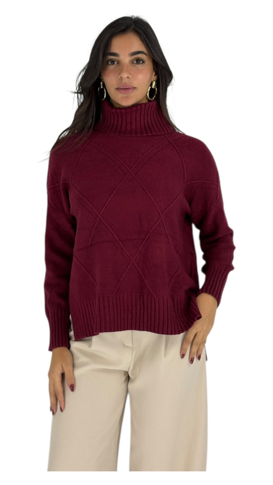 Cala Burgundy Sweater