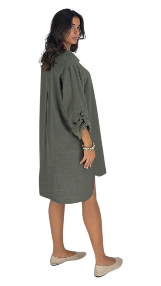 Eliano Kaki Dress