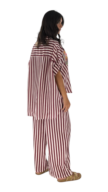 Rand Maroon Pants