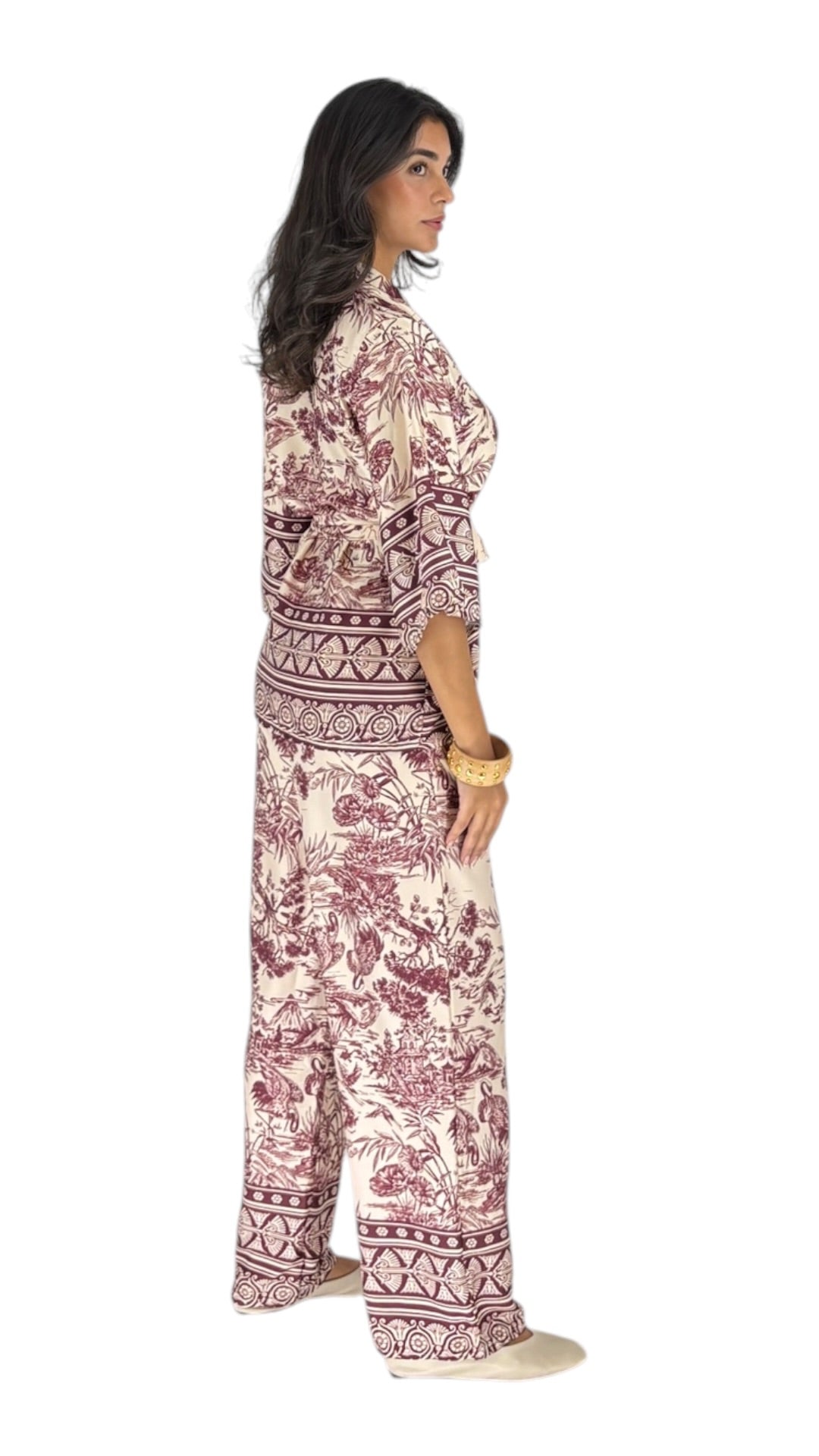 Mia Maroon Set