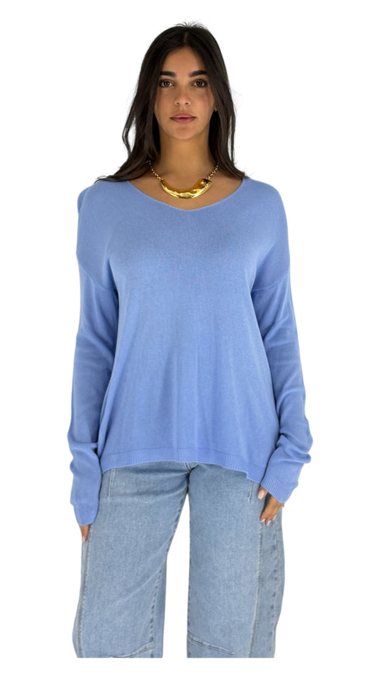 Ethan Blue Sweater
