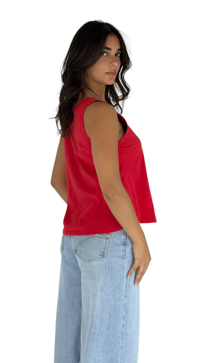 Shahd Red Top