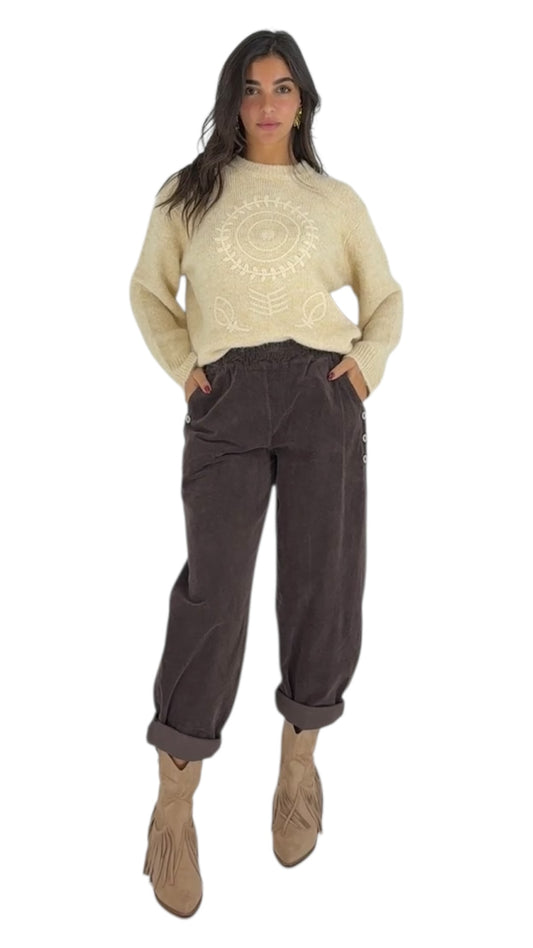 Nahed Brown Pants