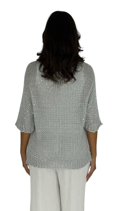 Rahmeh Grey Top