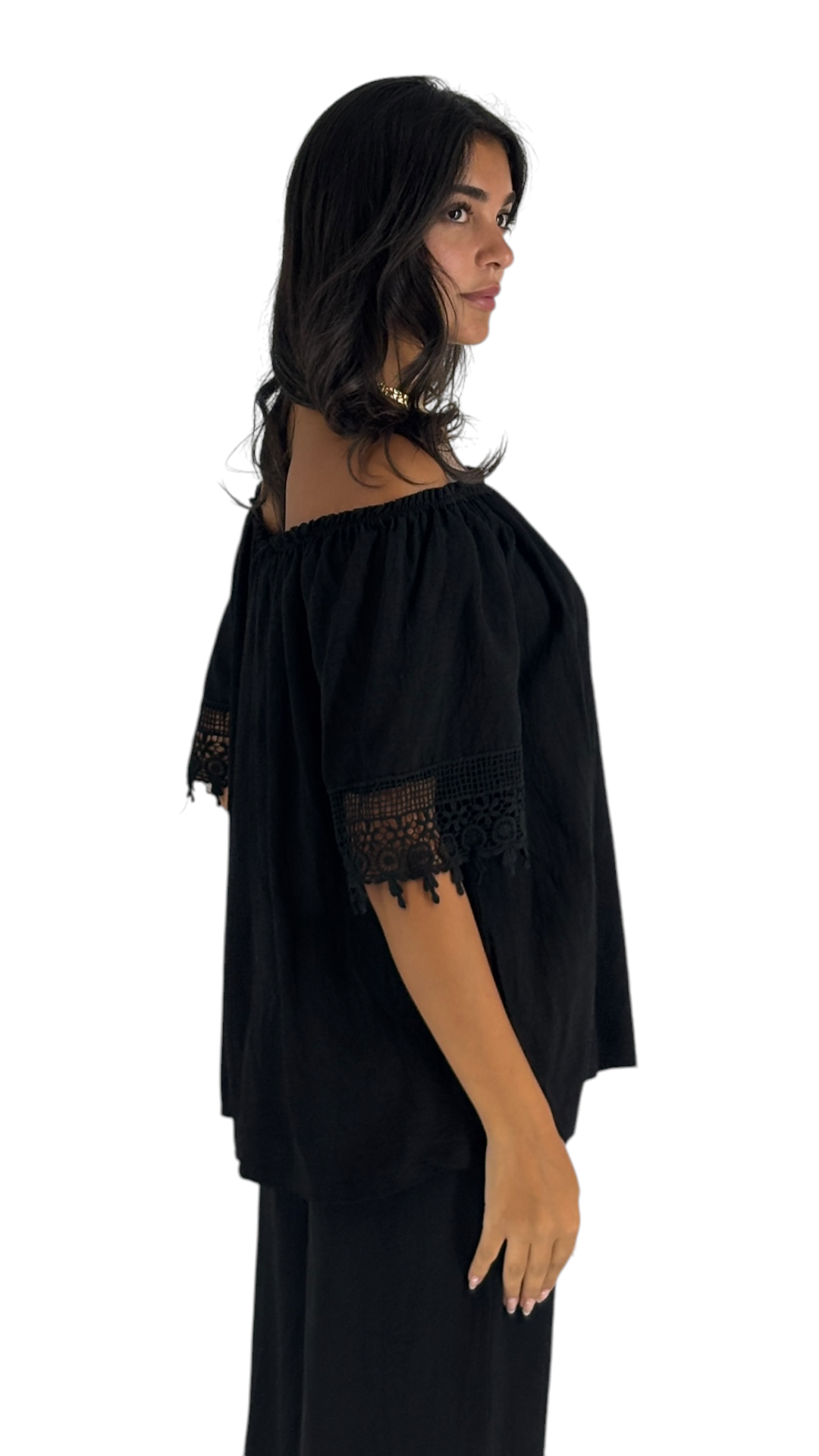 Liz Black Top