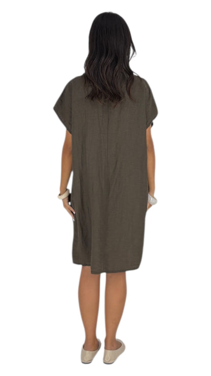 Sat Brown Dress