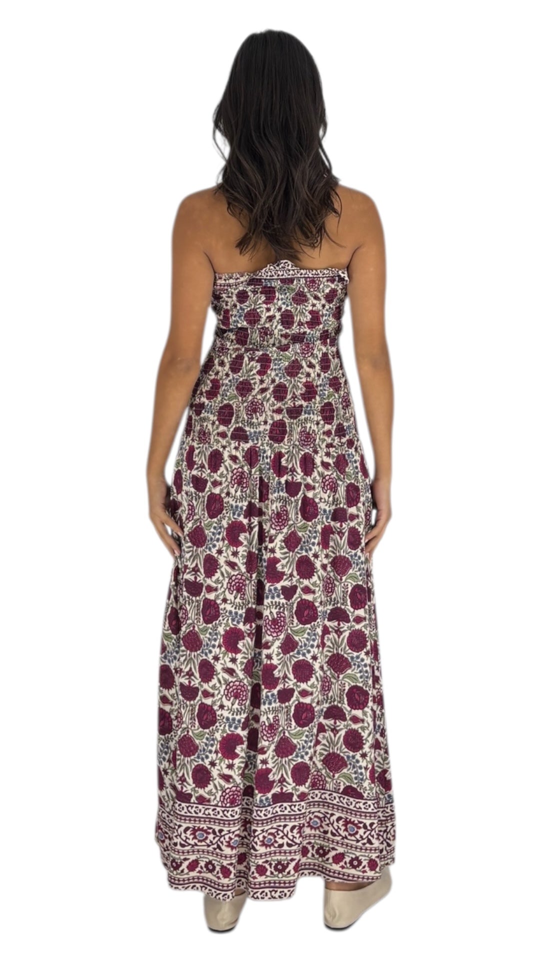 Oskar Burgundy Dress