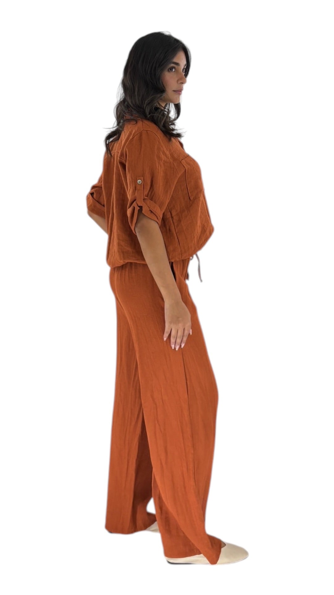 Ola Terracotta Pants