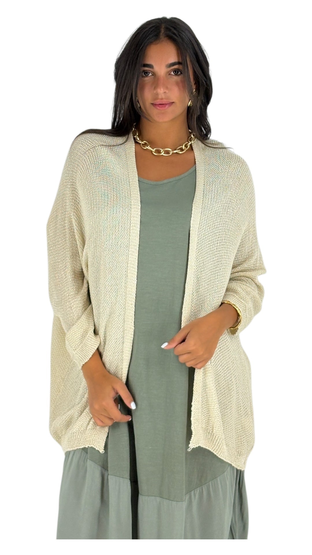 Dalla Beige Cardigan