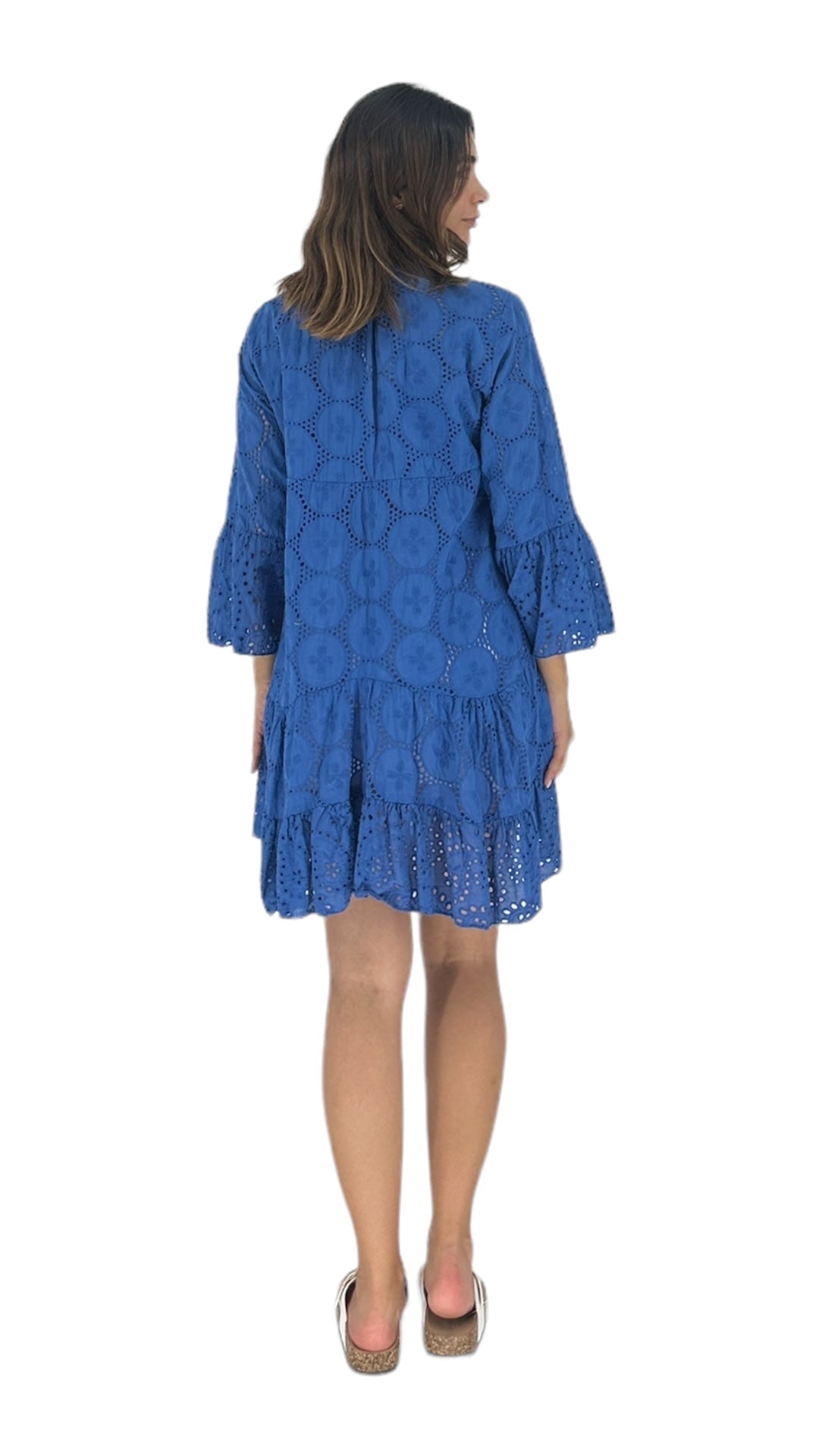Petal dress in blue