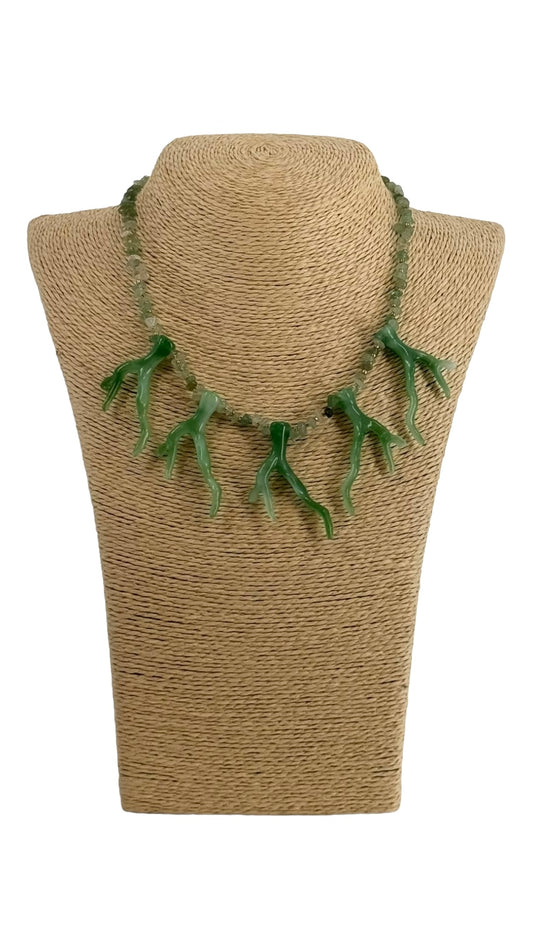 Barbara green necklace