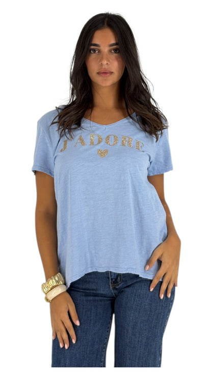 Jadore Light blue T-shirt
