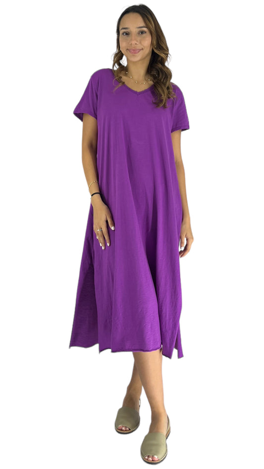 Nat Dress in Purple