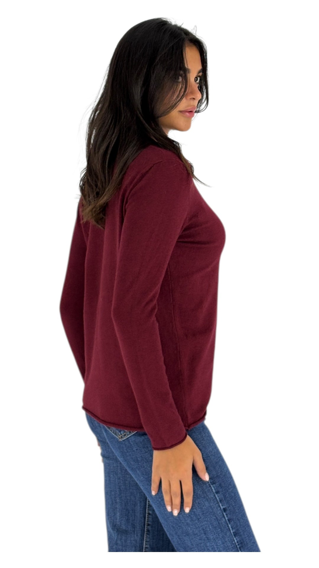 Luther Burgundy Top