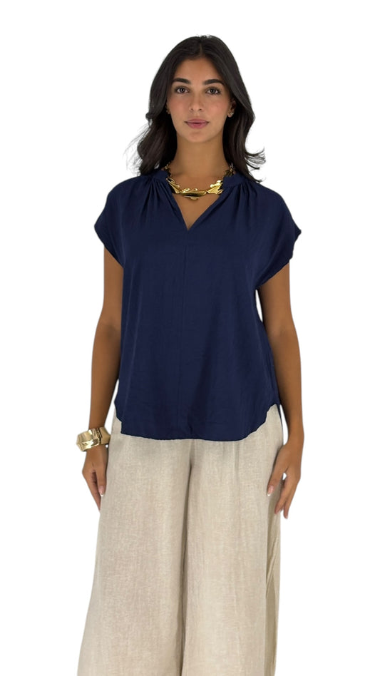 Tulipan Navy Top