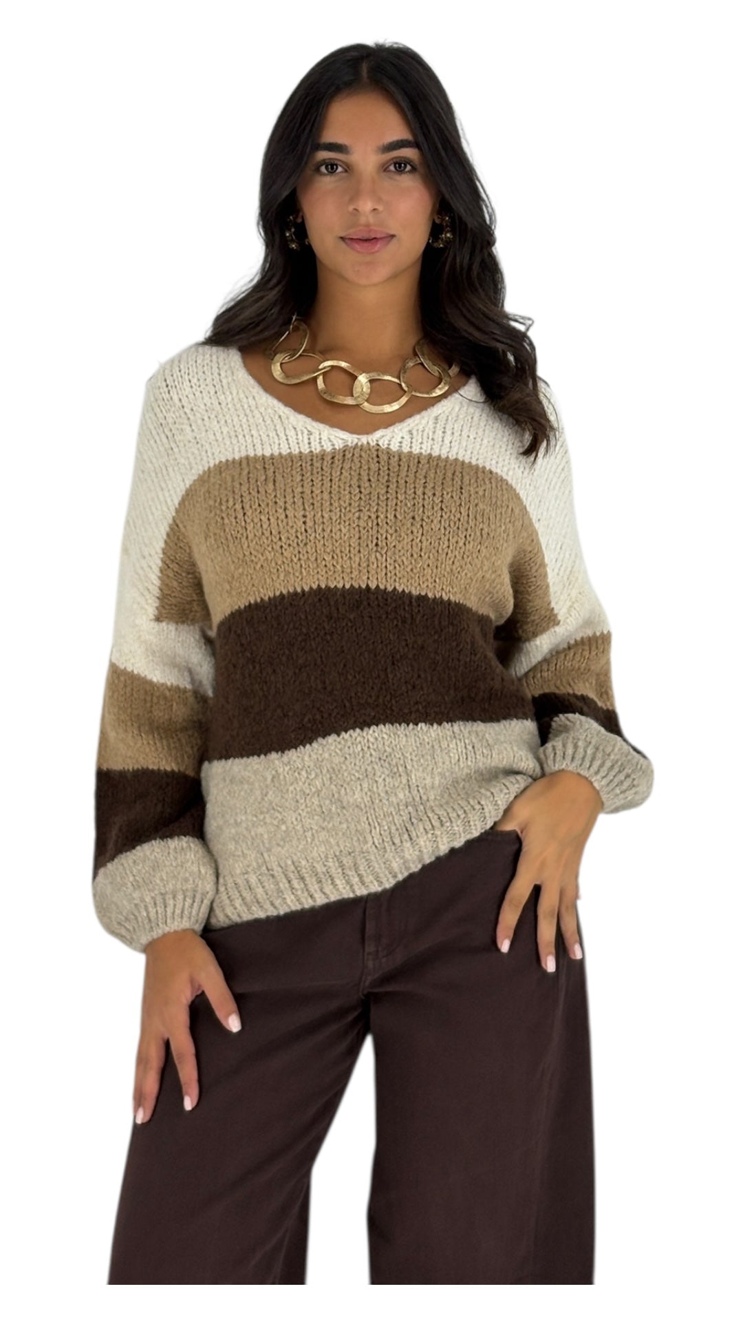 Gavin Beige Sweater