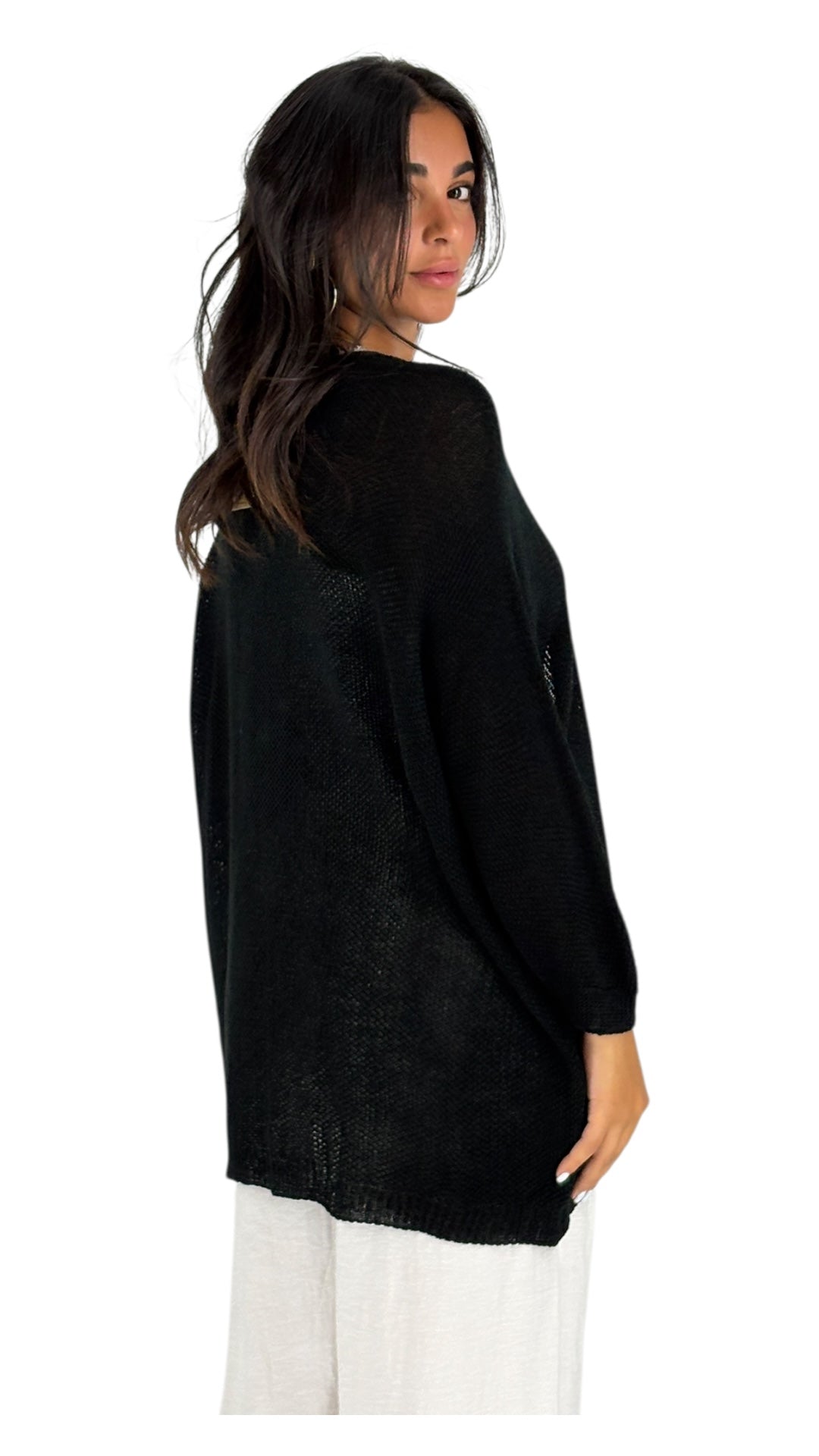 Dalla Black Cardigan