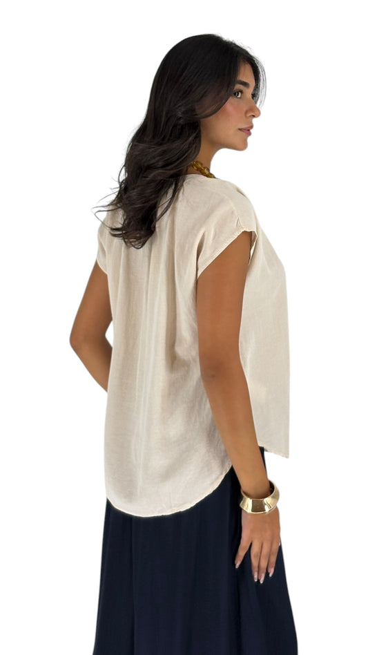 Tulipan Beige Top