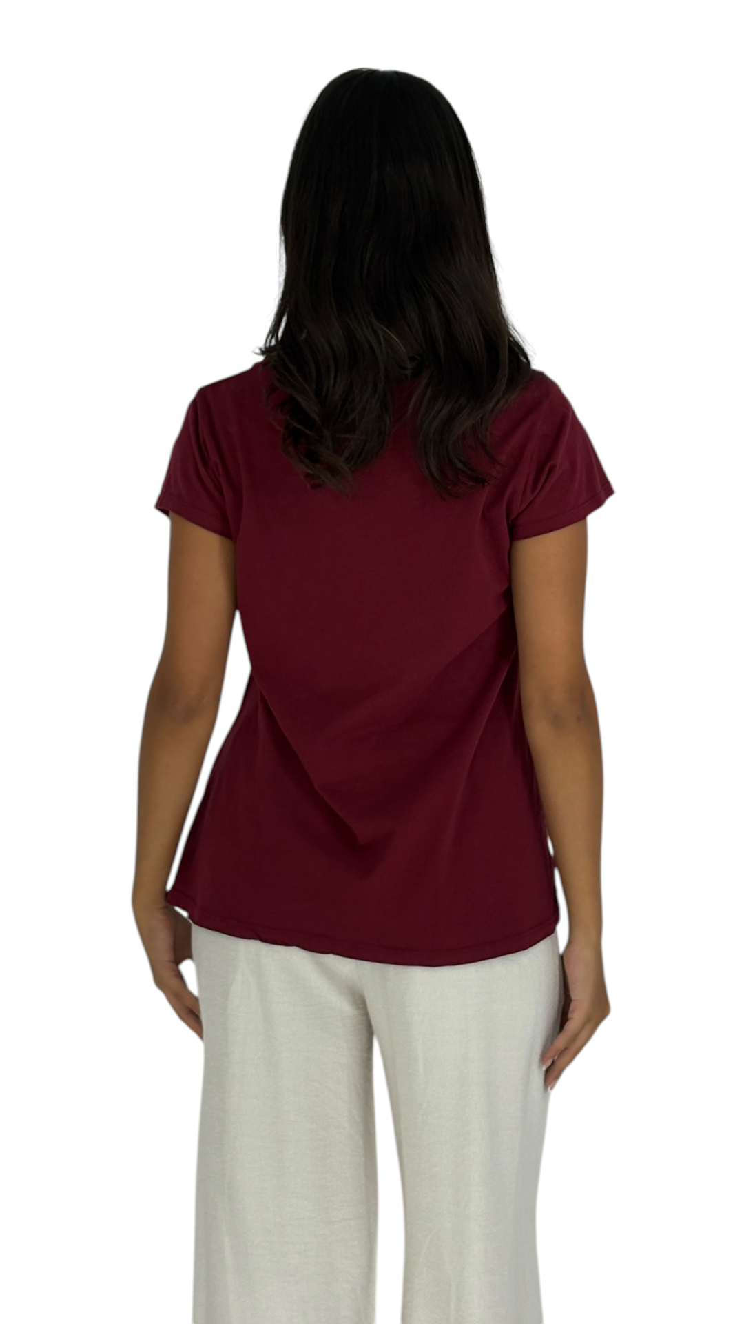 Rania Burgundy T-Shirt