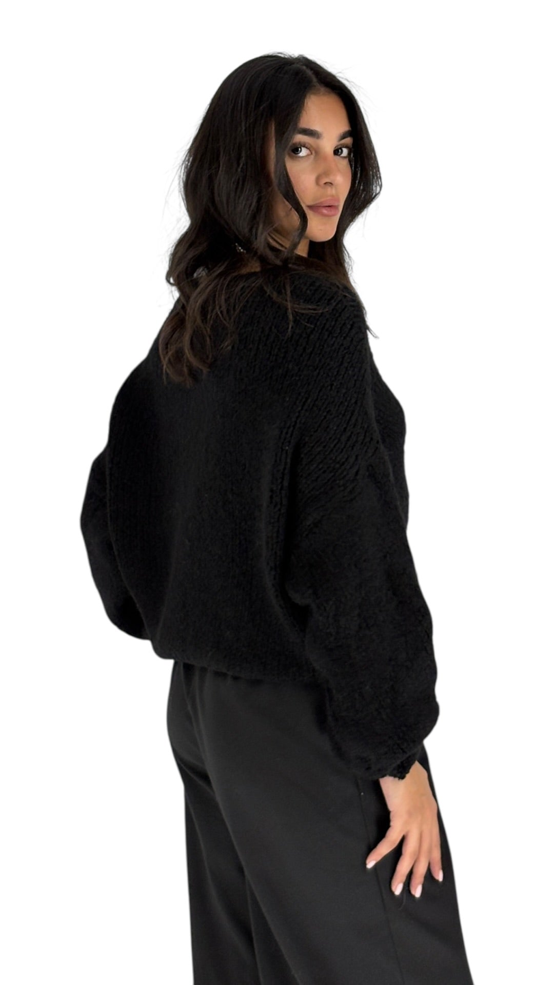 Paola Black Sweater