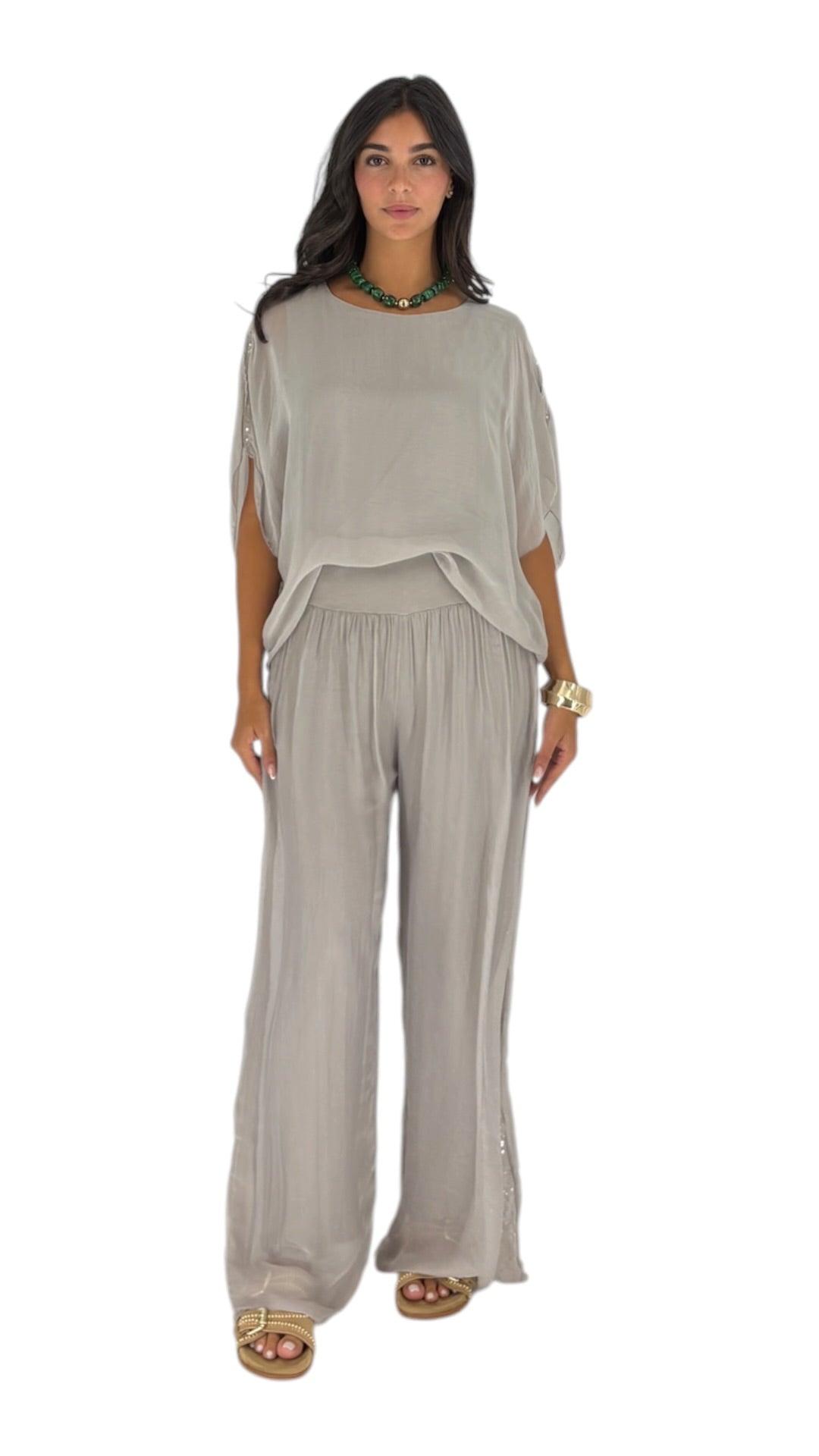 Alia Taupe Pants