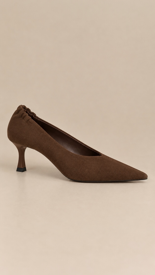 Pointed Toe Suede Pumps