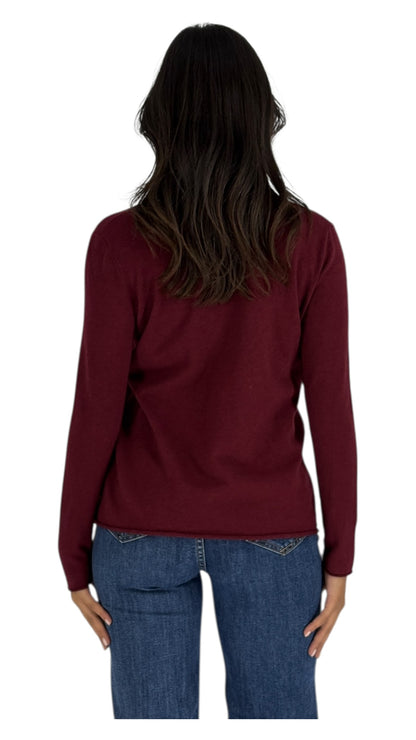 Luther Burgundy Top
