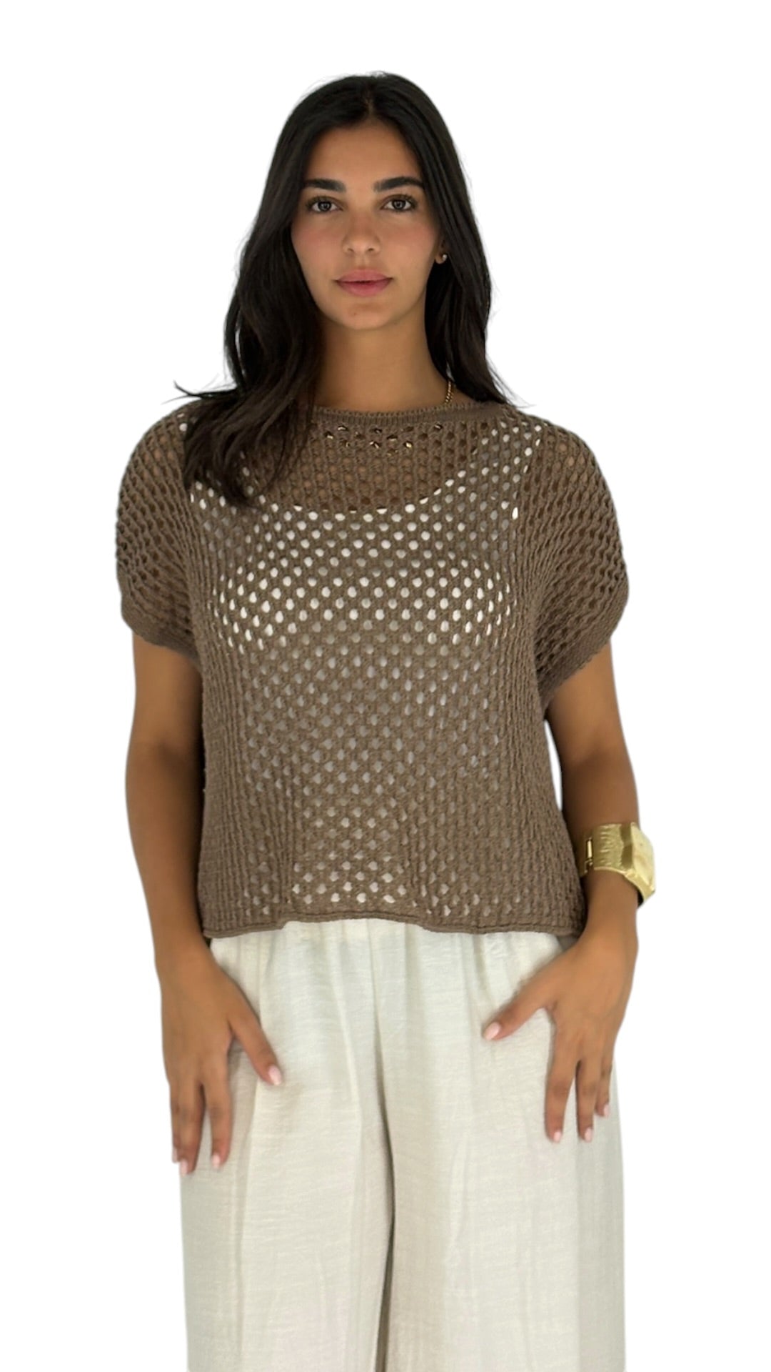Sophi Brown Top