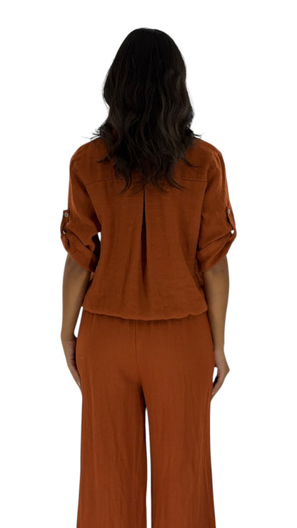 Ola Terracotta Shirt