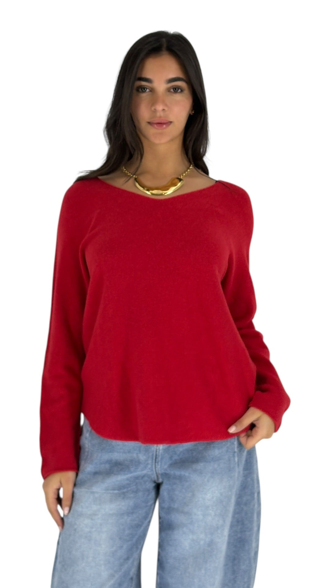 Carmen Red Sweater