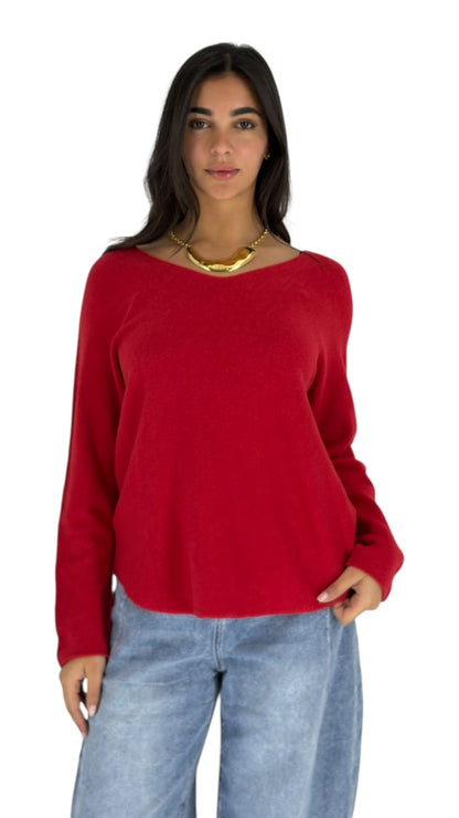 Carmen Red Sweater