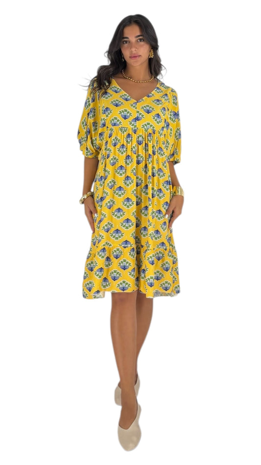 Jaida Yellow Dress