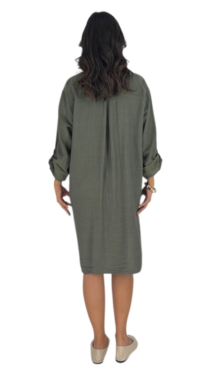 Eliano Kaki Dress