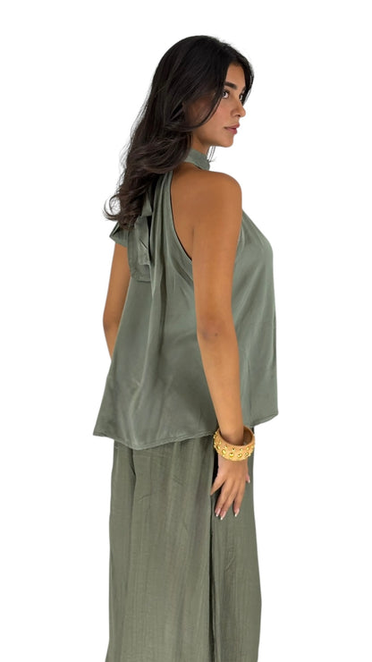 Lotus Kaki Top