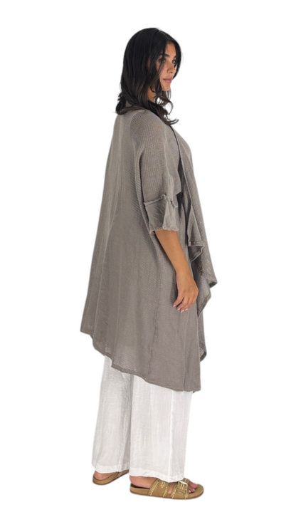 Noor Taupe Cardigan
